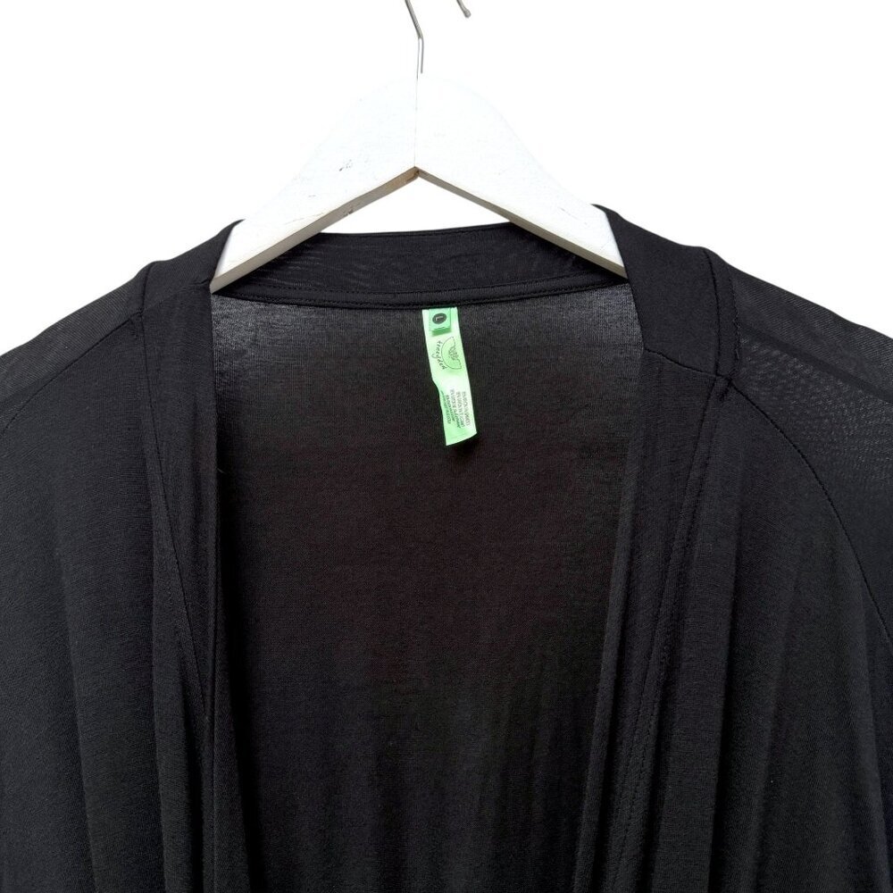 HONEYDEW Robe Black Size Large Stretch Rayon Blend Kimono Womens Loungewear - Picture 6 of 11